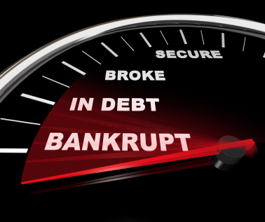 Plunging into Bankruptcy - Financial Speedometer Plunging into Bankruptcy - Financial Speedometer