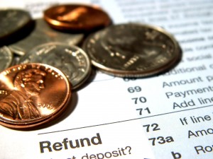 If I Am in Chapter 13 Bankruptcy Can I Keep My Tax Refund? coins_refund