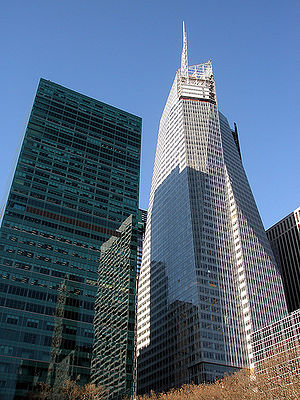 Creditor's Attempt To Gain More Interest In Chapter 13 Bankruptcy Bank of America Tower in New York City.